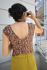 Picture of low back top black petite floral
