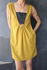 Picture of "bandeau" mini dress lime - black