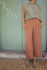 Picture of high waist pleated pants dusty pink