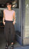 Picture of soft barrel pants in black