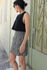 Picture of zebras mini skirt