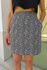 Picture of zebras mini skirt