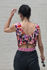 Picture of Low back jumpsuit in pink floral