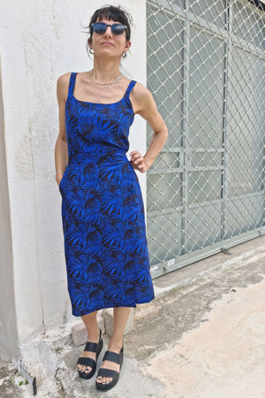 Picture of "funkadonna" dress in blue black