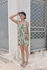 Picture of square neckline cocoa ladies dress