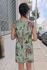 Picture of square neckline cocoa ladies dress