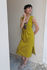 Picture of "bandeau" midi dress lime - floral