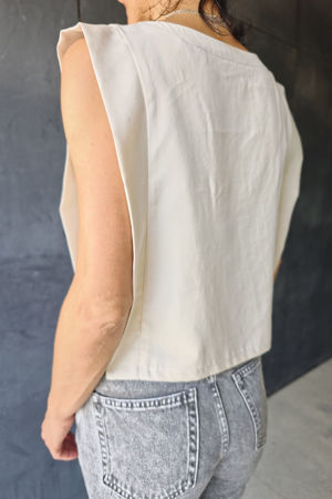 Picture of square top in off white