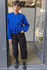 Picture of space bomber in blue