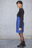 Picture of Bodycon dress  black - blue