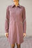 Picture of lab dress contrast burgundy