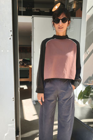 Picture of berlin top dusty pink