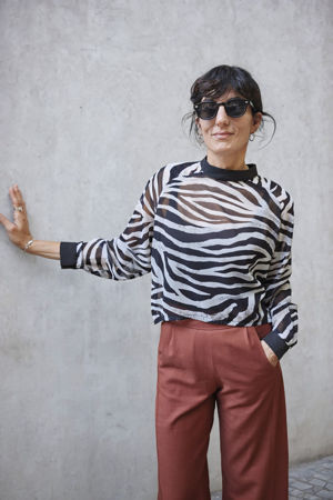 Picture of zebra top